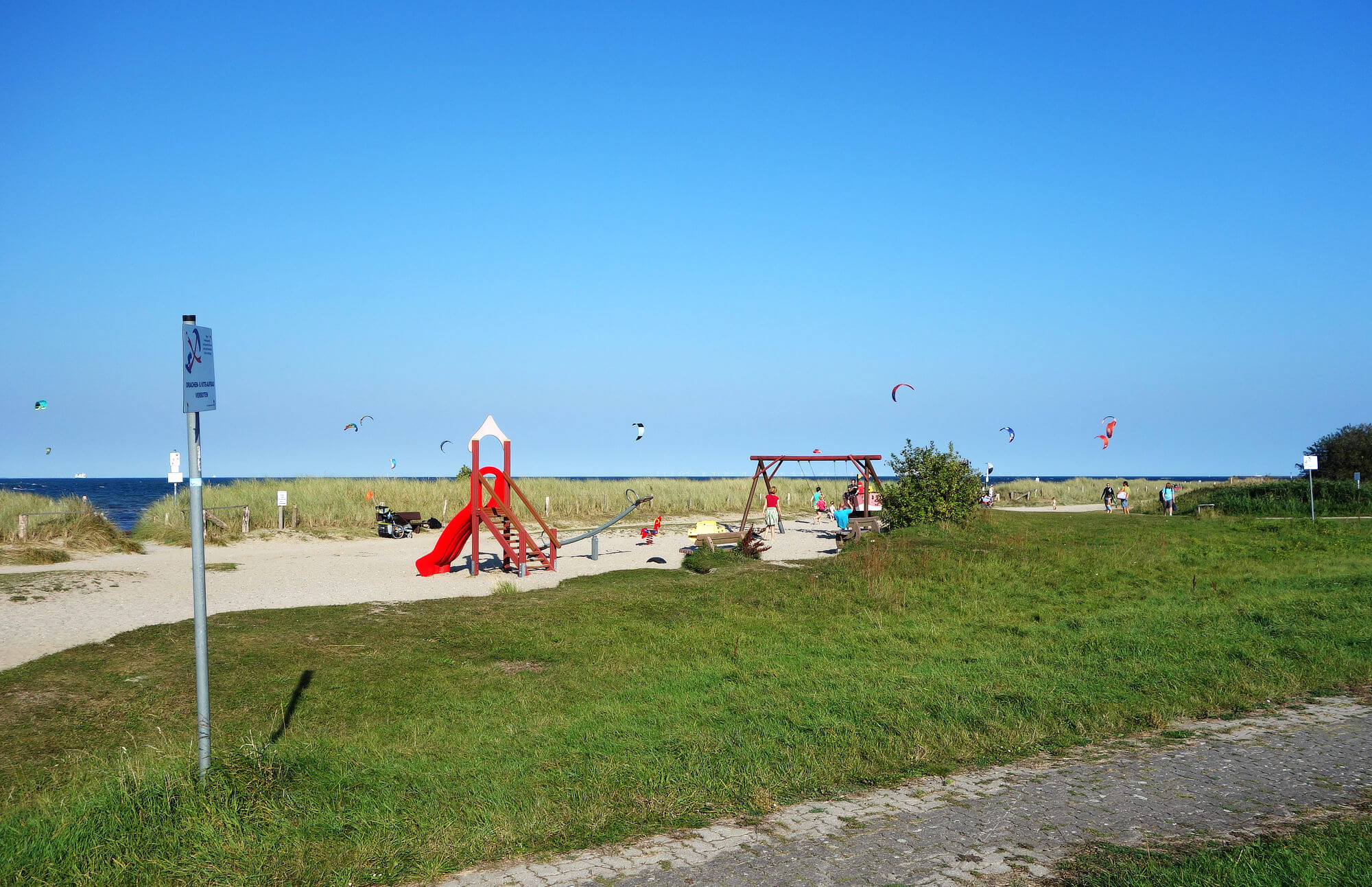 Spielplatz am Grünen Brink direkt an der Ostsee